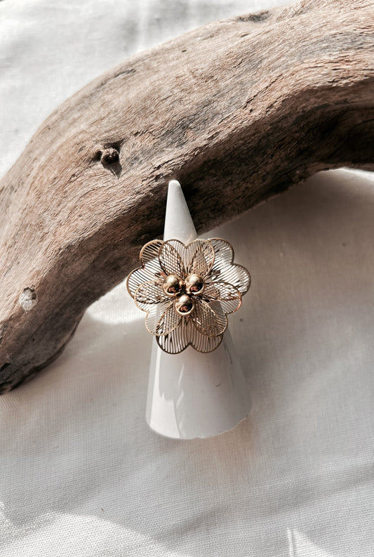 Bague Fleur Dentelle