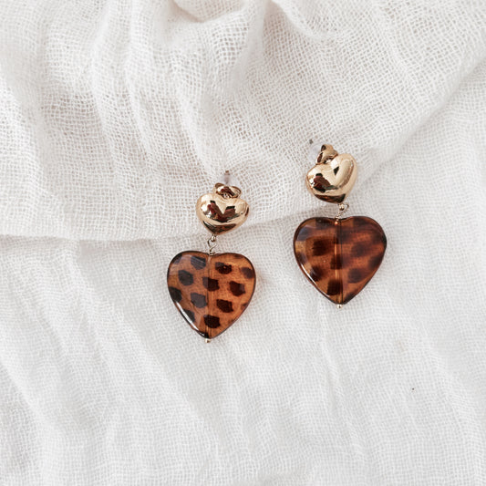 Boucles d’oreilles Cœur Sauvage