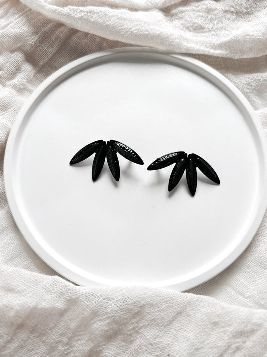 Boucles d’oreilles Néo Noir