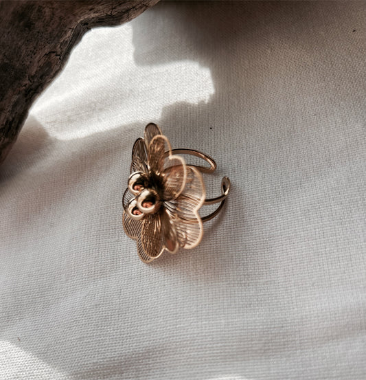 Bague Fleur Dentelle