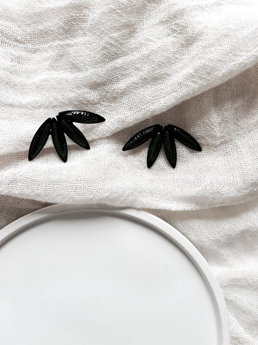 Boucles d’oreilles Néo Noir