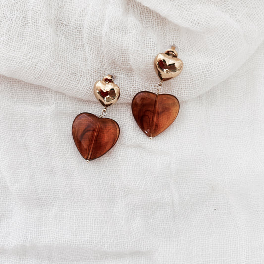 Boucles d’oreilles Cœur Sauvage