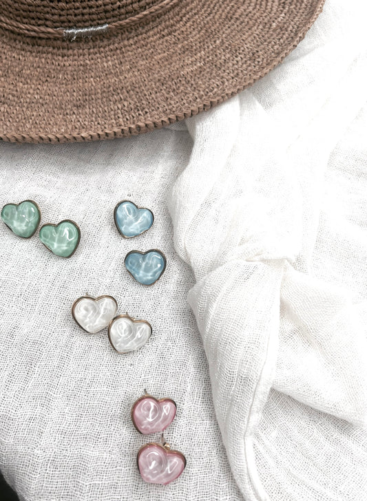 Boucle d'oreille Coeur d'Olympe