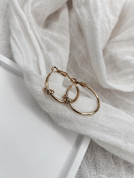 Boucle d'oreille Noeud