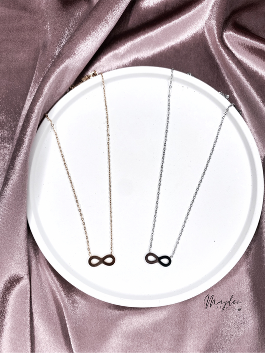 Collier Infinity – Signe infini doré | Mayden Shop