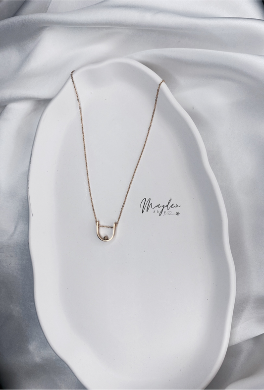 Collier Daniela – Bijou géométrique doré | Mayden Shop