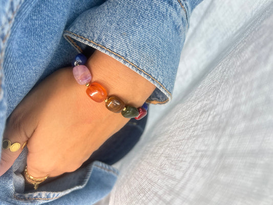 Bracelet coloré artisanal