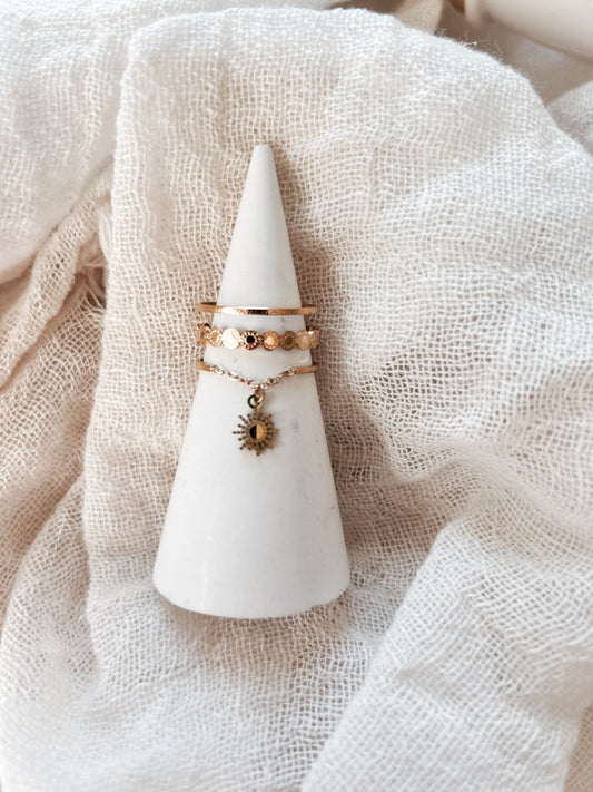 Bague Soleil Doré