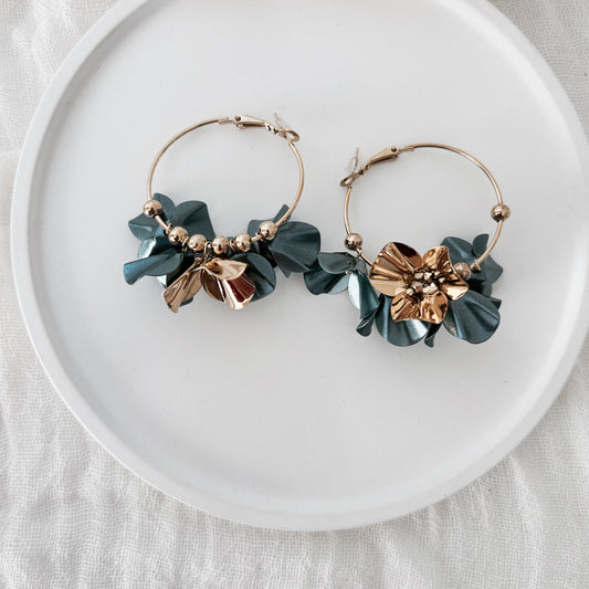 Boucles d’oreilles Flora Dorée