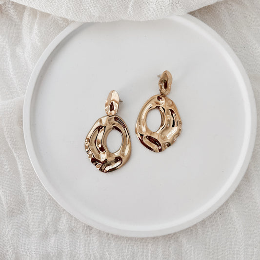 Boucles d’oreilles Ondine Dorée