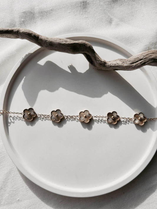Bracelet Trèfles Dorés